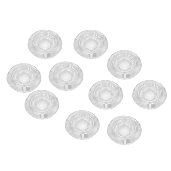 10-pack Klar Transparent Universal Gitarr Effektpedal Fotpedalsknappskydd