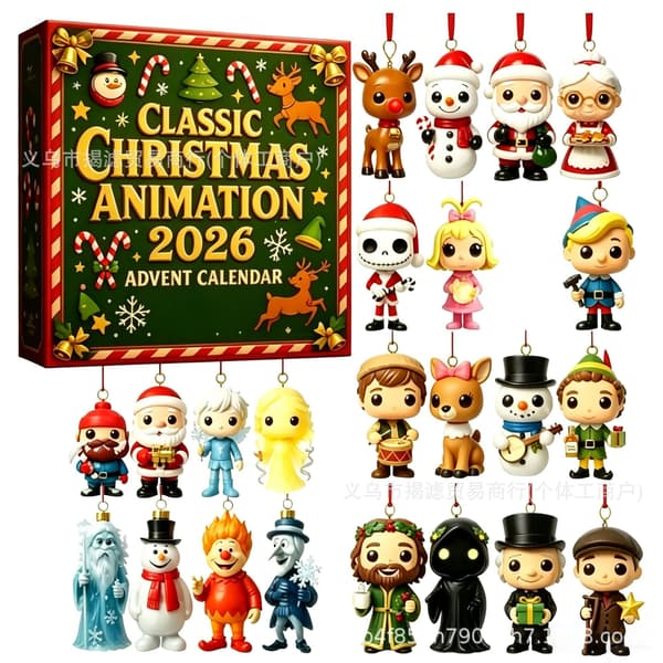 Halloween Spøgelse Adventskalender 2026 Blind Box Samlerobjekt Type B Collectible Toy Type B 26*18*3cm
