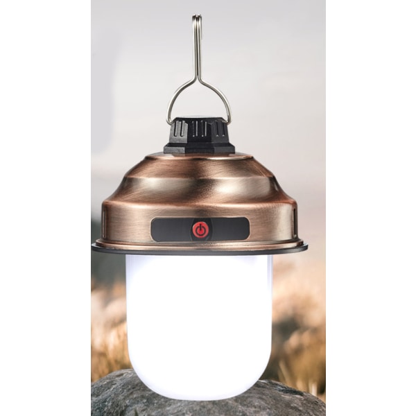 Campinglampe, USB udendørslampe, LED campinglampe (kobber) GroupM