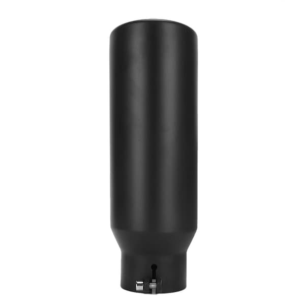 80 mm 3,1 tommer indløb 102 mm 4 tommer udløb Universal sort rustfrit stål udstødningsrør