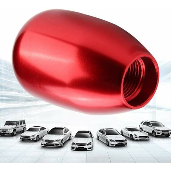 Universal Car 6 Speed ​​Manuaalinen sauvapään vaihdevipu, vaihteenvalitsin (punainen)