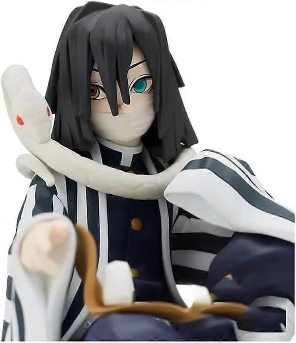 Anime Ghost Slayer Figur Samleobjekter Gave til Fans (Iguro Obanai)