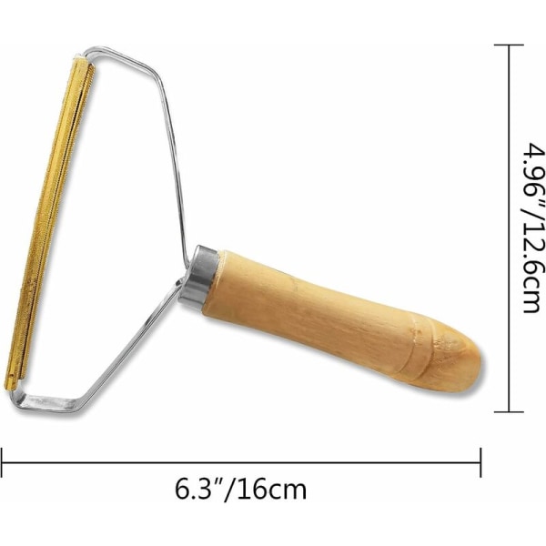 Ren kobber barberhøvel for å fjerne hårball artefakter klær manuell hårfjerning børste