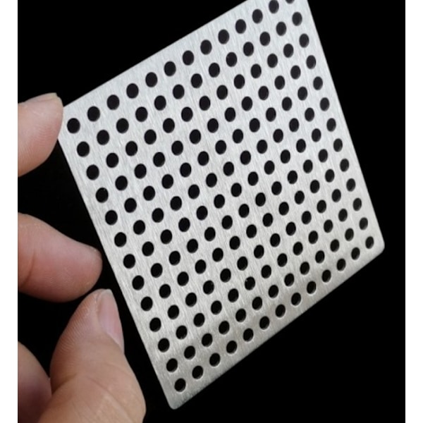 1 mesh i rostfritt stål - 10 x cm cover anti-tilltäppningsfilter hårfilter duschbadkar rektangulära skärmbeslag