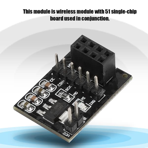 10 stk. 3.3V 8-pinners NRF24L01+ trådløs modul pinboard socket adapter modul kort