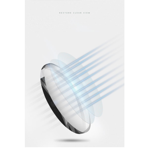 Brillestel Flad Lens TR90 Stel Anti Blue Light Fashion Briller Rice Nail Unisex Flade Briller (Transparent White C6)