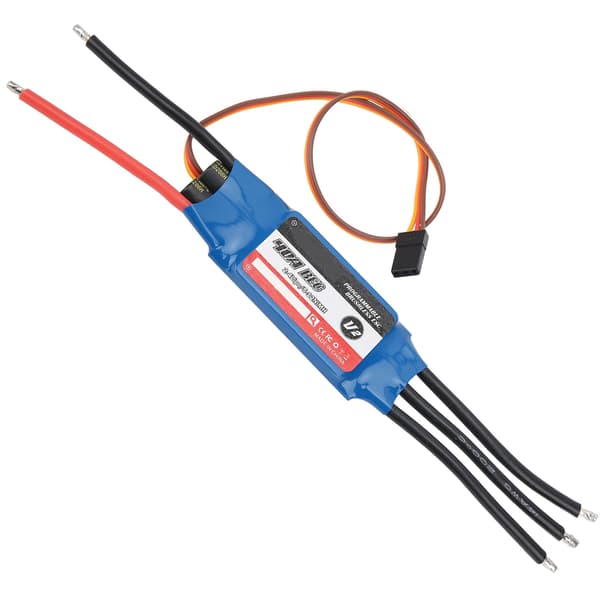 SURPASSHOBBY 40A Børsteløs ESC Elektronisk Hastighetskontroller 24S 512NC BEC 5V 3A