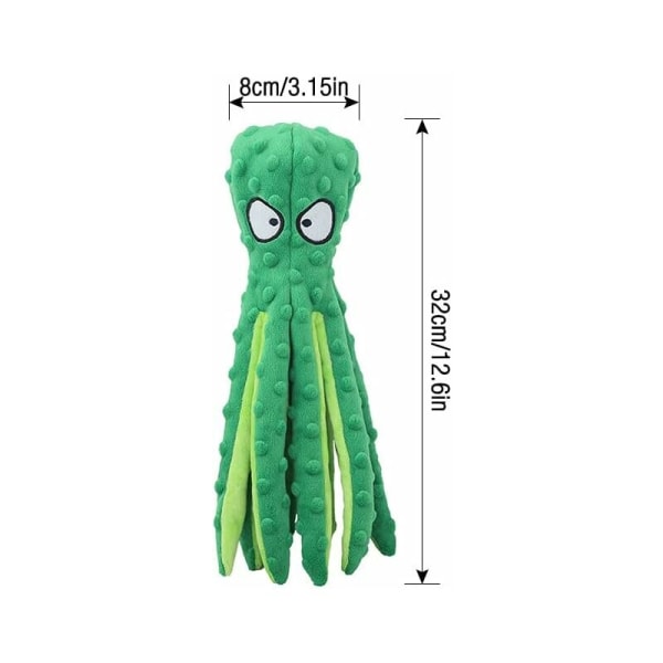 blå læder blæksprutte + grøn læder skal blæksprutte plys kæledyr blæksprutte hud skal