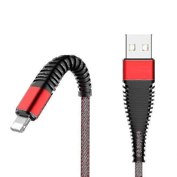iPhone-oplader 1m nylonflettet telefonopladerkabel