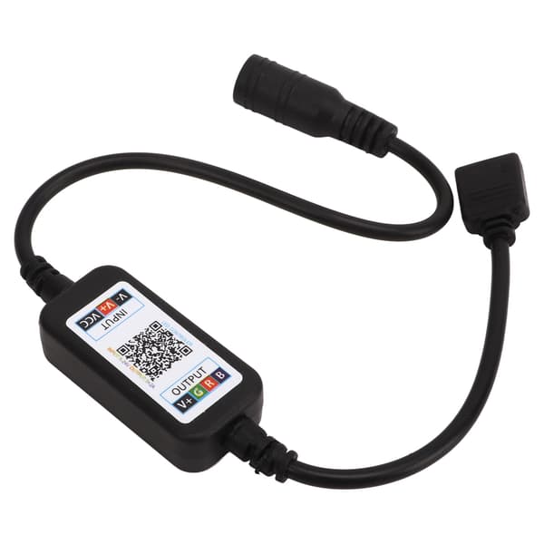 2 Mini LED Controller Bluetooth RGB Musik Synkronisering USB 5V DC 5-24V 4 Pin til 5050 LED Strip Lys