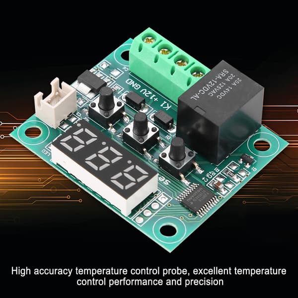 Högprecisions Digital Termostat Temperaturkontroll Strömbrytare Sensor Modul XH W1209