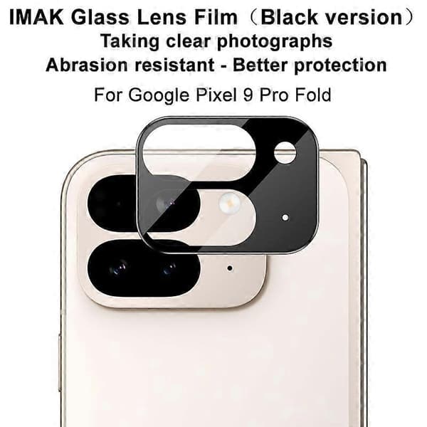 IMAK Bagkamera Linse Glas Film Sort Version Not Specified For Google Pixel 9 Pro Fold