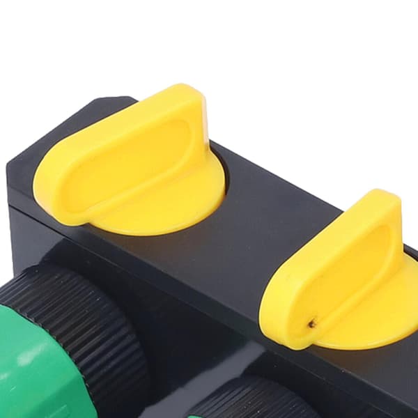 Vandslangesplitter ABS Materiale 4-vejs Rustfrit Holdbar Havevandingshane Splitter til Terrassegård variationValue