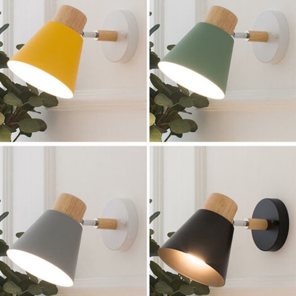 Stue og entré vegglampe, Lese vegglampe, Uten lys, Grønn