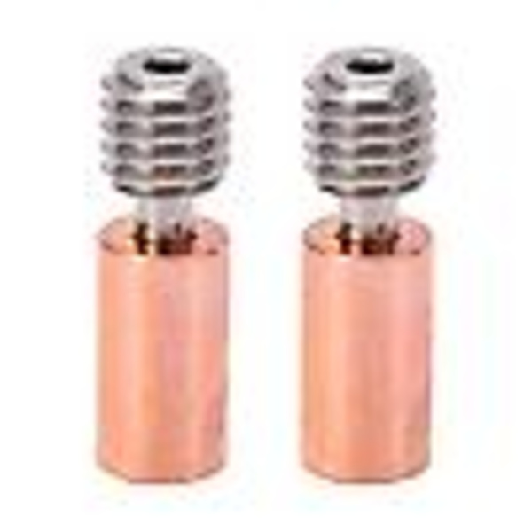 Ti Alloy M6 Heatbreak Tube til Ender 3 S1 3D-printer - 2STK