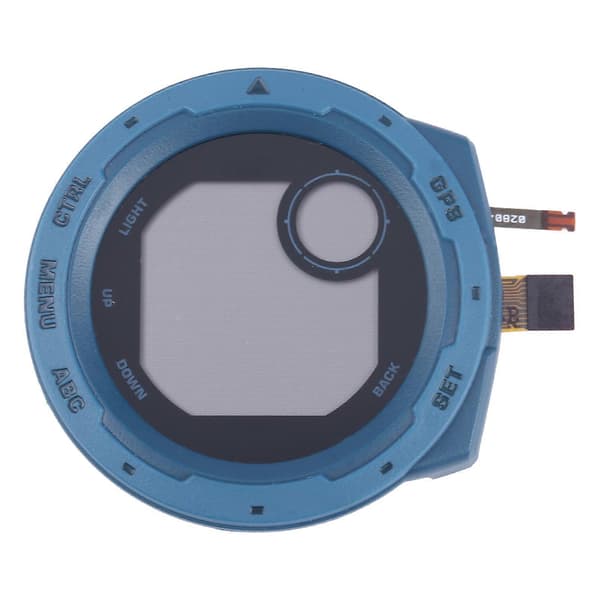 Til Garmin Instinct KOMPATIBEL LCD-skærm med Digitizer Fuld Samling Blue