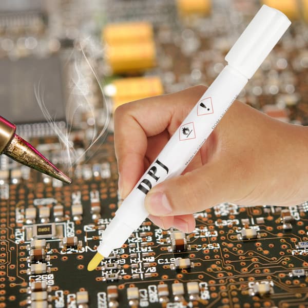 14 cm solpanel loddekolofonium flux pen