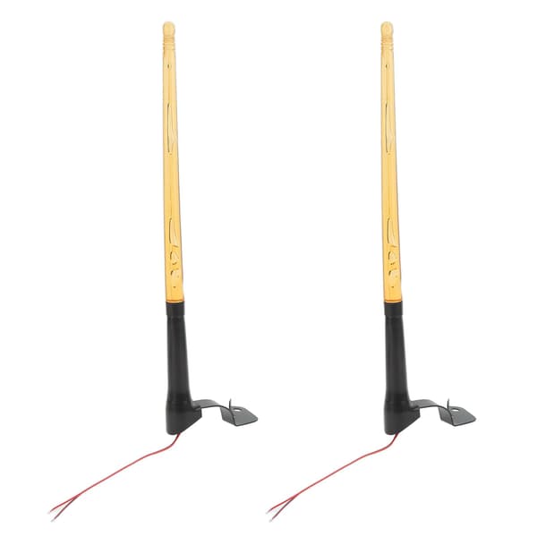 2-pak piskelys 340 mm gul LED antenne flagstangslys til ATV UTV