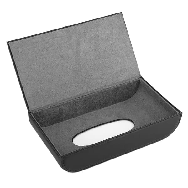 Bil Læder Tissue Box Holder Multifunktionel Dispenser Papir Håndklæde Organizer