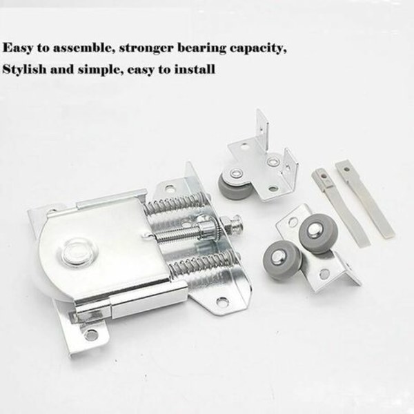 Garderobe skydedørshjul Nylon skydedørsrulle skydedørsrulle 2stk