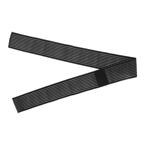 Sportsudstyr multifunktionelt sportsbind elastisk bandage beskyttelsesudstyr (sort)