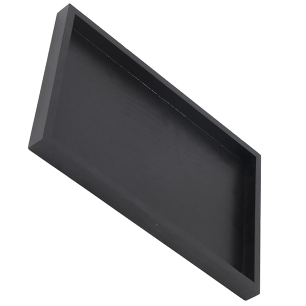 Rektangulær Serveringsbrett i Massivt Tre for Te, Kaffe og Snacks - 30x20x2cm Restauranttallerken 30*20*2cm