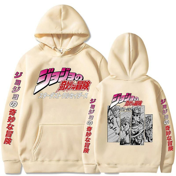 Jojo's Wonderful Adventure Långärmad Hoodie för rollspel XXXL