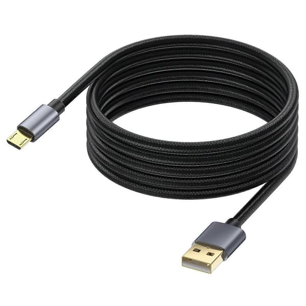 3m 480Mbps USB A til Micro Opladnings- og Synkroniserings-USB-kabel til Samsung Galaxy J7 S7 S6 Kindle Fire HD Tablet