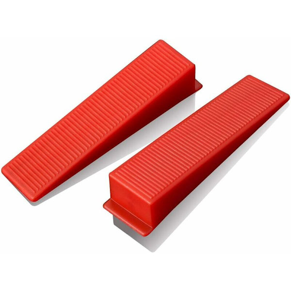 Tile Leveler Leveling System Kit for keramiske veggbyggeverktøy (200 kiler + 1 klemme)
