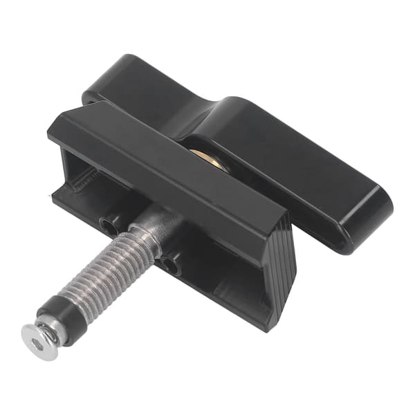 Foldbar cykel hængselklemme Aluminiumslegering Foldbar C-spænde Reparationsdele Sort anode
