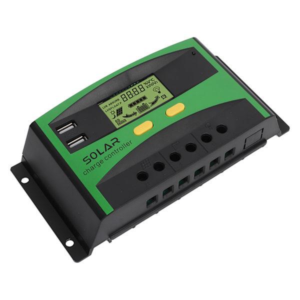 12V 24V Solar Controller LCD-skärm PV Street Light Charge Controller för Power Generation System