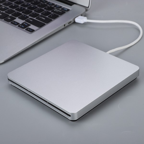 USB 3.0 Dataöverföring Extern Slot Load DVD-brännare CD-drivrutin för Mac Windows