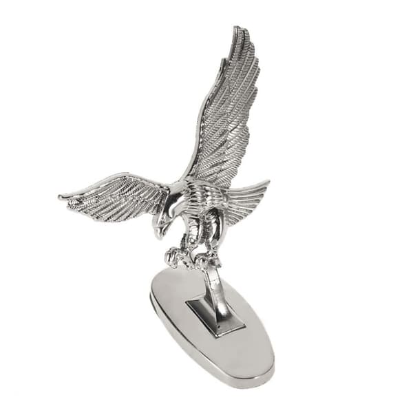 3D Emblem Front Panser Ornament Bilbeskyttelse Krom Ørnemerke Auto
