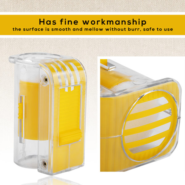 Bee Queen Marking Catcher - Enhands-plastflaska med kolv - Viktigt verktyg för biodlare