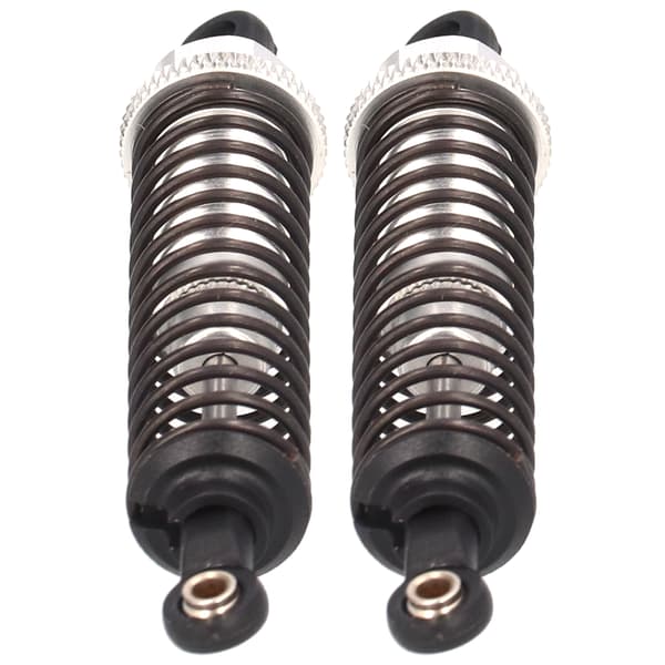80mm RC Stål Støddæmper Opgraderingsdele Sølv 2 stk