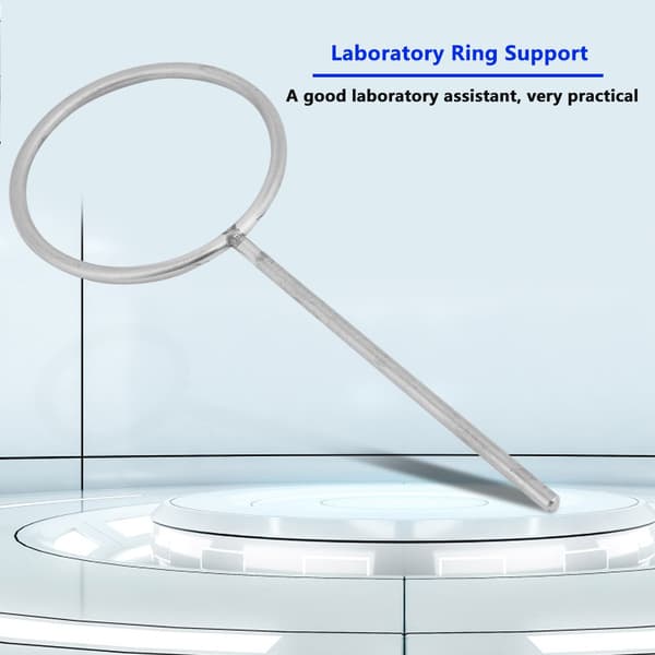 Retortstativ med lukket ring i rustfrit stål 120 mm