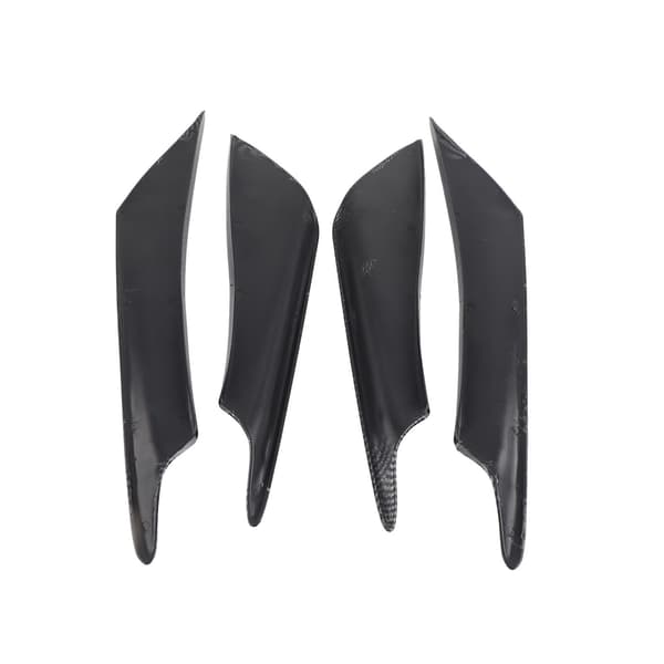 Universal 4. generasjons karbonfiber bilkarosserispoiler, frontfangerleppe, splitterfinner, trim