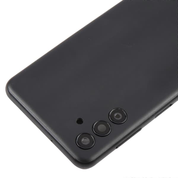För Samsung Galaxy A04s SM-A047F baksida med kameralinsskydd Black