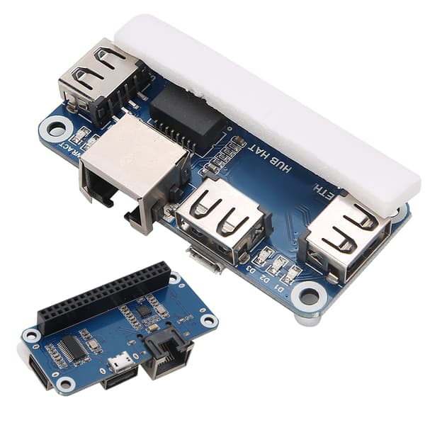 Power Expansion Board 3 Port USB Hub 4B/Zero W Elektronisk Komponent til Raspberry Pi Expansion Board