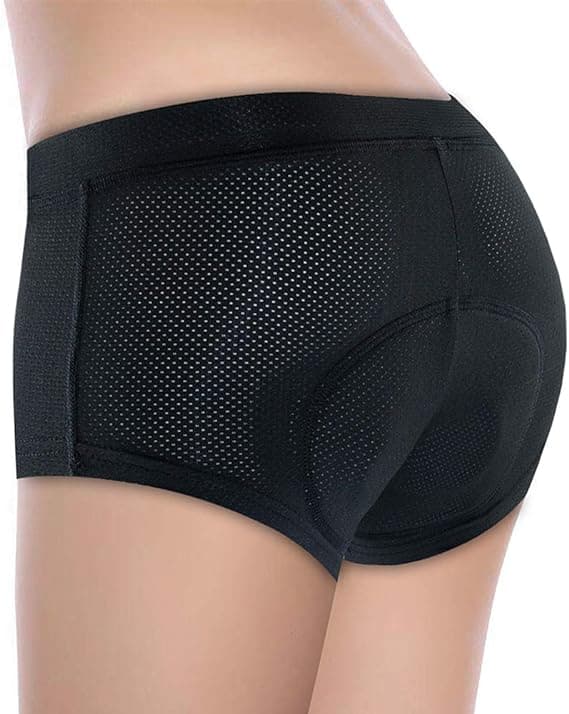 Sykkeltruser for kvinner med 3D-polstring, pustende mesh, MTB-sykkelshorts M