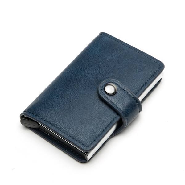 RFID NFC Protection Wallet Card Holder 5 kort Blue
