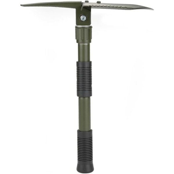 Armégrön liten hopfällbar spade multifunktionell tekniker spade fiske utomhus camping spade Lämplig för trädgårdsodling