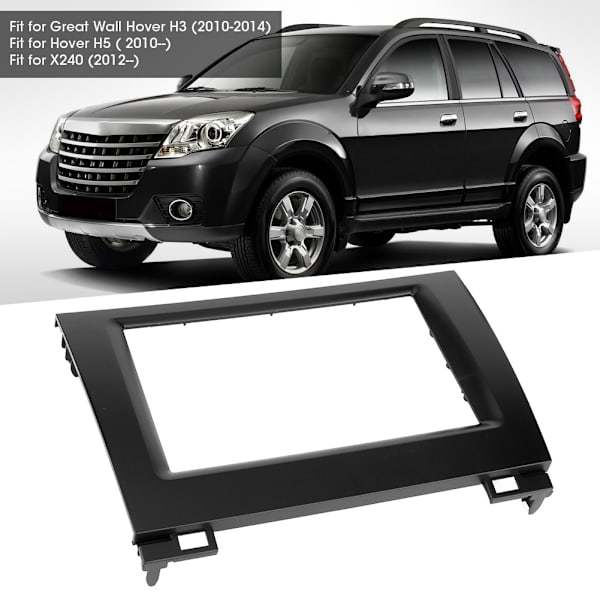 Bilradio Stereoram DVD Navigation Modifierad Frontmonteringsram för Great Wall Hover Haval H3 H5 Bezel