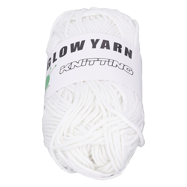 Luminous Chunky Garn DIY Polyester Weave Glow Stickad Garn för Matta Tröja Mössa