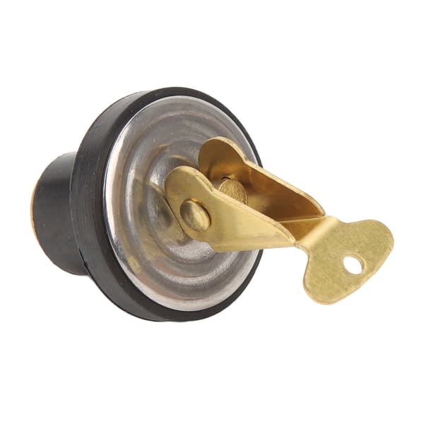 Messing Afløbsprop Robust Rustfri Kraftig Kompressionsprop til Båd Brøndkar Karpebrønde 5/8 Tommer Diameter 15,7 mm