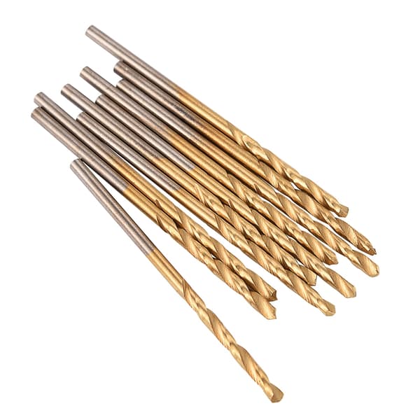 10 st Micro HSS Borr Set 2mm Skaft Elektrisk Borrverktyg