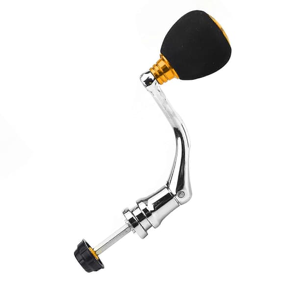 Rullbyte Power Handle Metal Rocker Arm Grip (Guld Medium för 2000 & 3000)