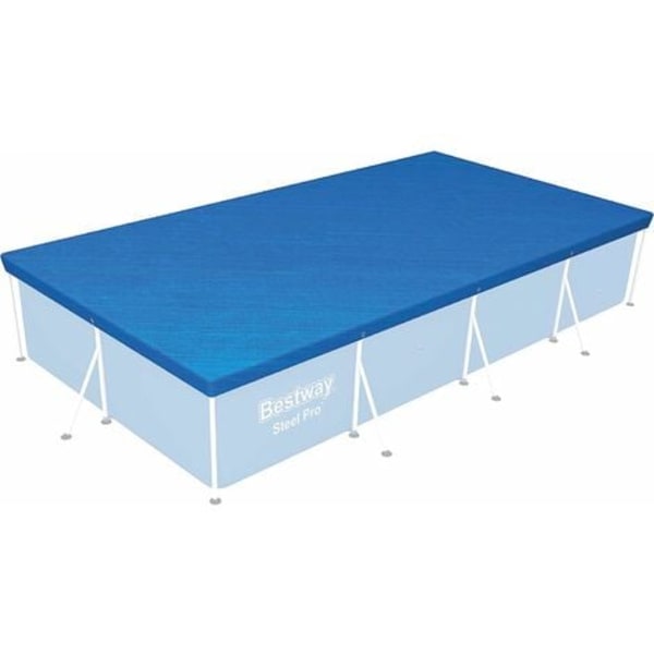 4- cover för rektangulär ovanjordspool 400 x 226 cm