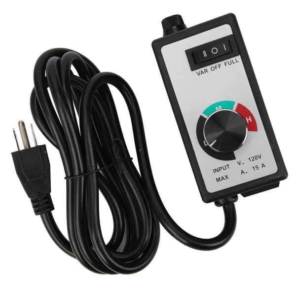 Viftehastighetsregulator Elektronisk 120V 1500W 15A US-plugg 2M ledning