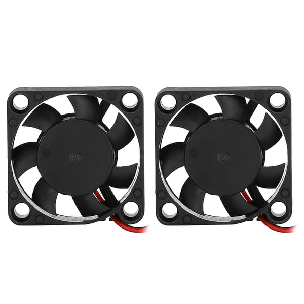 2 stk. Lille køleprofil med blæser og skruer Mini CPU-køler til Raspberry Pi 4B / 3B / 2B (Til Raspberry Pi)